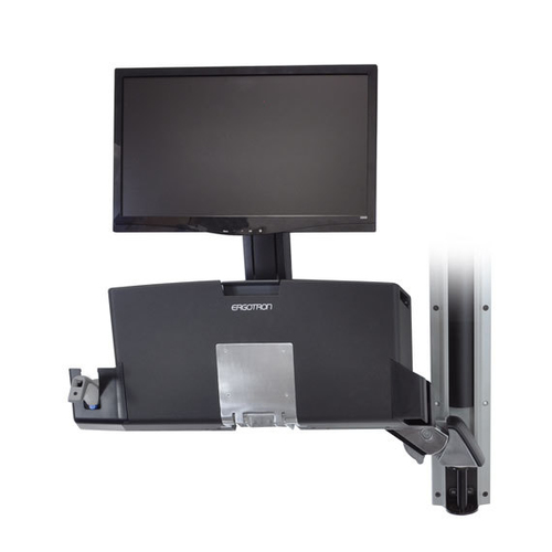 Ergotron StyleView Sit-Stand Combo Arm with Worksurface. Peso máximo (capacidade): 14,5 kg, Tamanho máximo de ecrã: 61 cm 