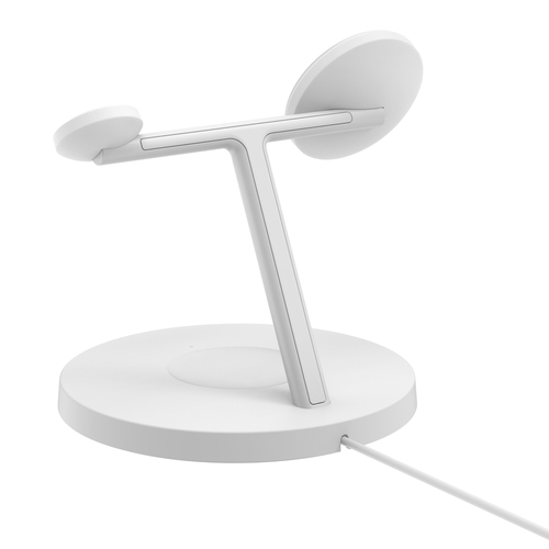 Belkin BoostCharge Pro Induktionsladegerät - Weiß - für Smartwatch, Smartphone, iPhone, AirPod, Ohrhörer - Eingangsstecker