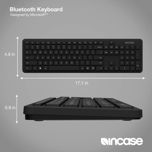 BLUETOOTH KEYBOARD DE LAYOUT QWERTZ BLACK GERMAN