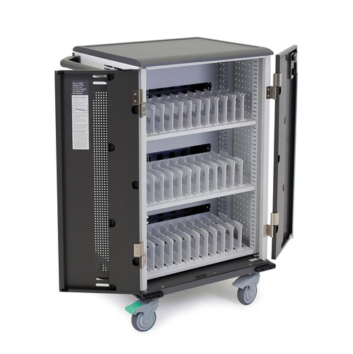 Ergotron YESMOR36. Type: Freestanding, Product colour: Black, Grey, Wheel diameter: 10 cm. Input current: 10 A. Certificat