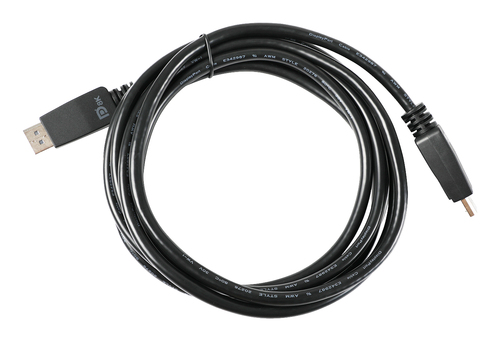 Cavo A/V V7 V7DPPRO-3M-BLK - 3,05 m DisplayPort - Cable for Dispositivo audio/video, PC, Monitor, Proiettore - 32,4 Gbit/s