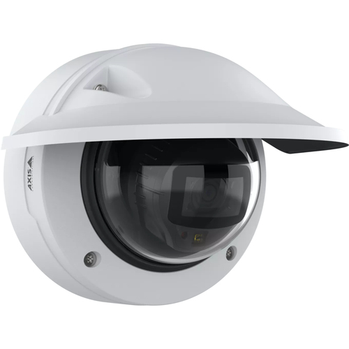 AXIS P3278-LVE 8 Megapixel Indoor/Outdoor 4K Network Camera - Colour - Dome - White - TAA Compliant - Infrared Night Visio