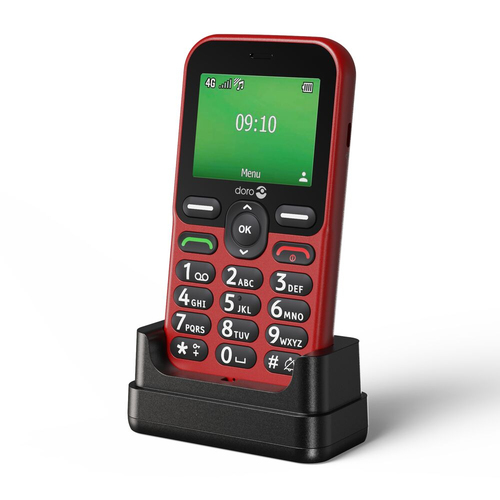 Doro Leva E10 Feature Phone - 4G - Rot - Bar - kein SIM-Lock