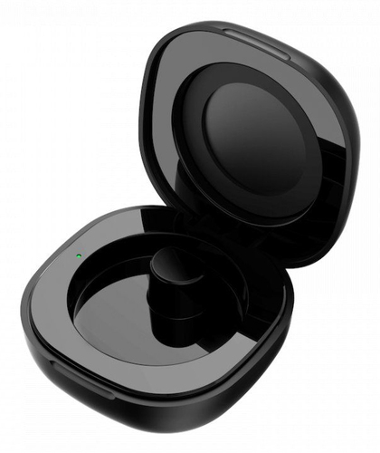 Carneo Smart Ring - Finger Wearable - Titanium Black - Pedometer - Text Messaging, Push Notification - Stress, Heart Rate,