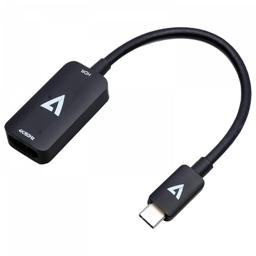 Adaptateur A/V V7 V7USBCHDMI4K60HZ - 3840 x 2160 Supported - Noir