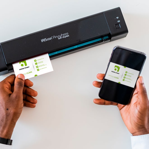 Scanner portable I.R.I.S. IRIScan Anywhere 6 Wifi Duplex - Sans fil - Résolution Optique 600 dpi - Couleur 24 bit - USB