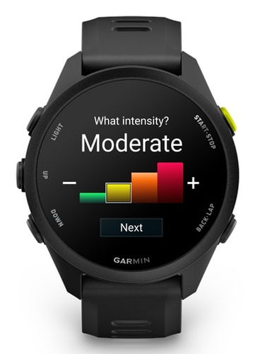 Garmin Forerunner 70. Display diagonal: 3.05 cm (1.2"), Display technology: AMOLED, Display resolution: 390 x 390 pixels, 