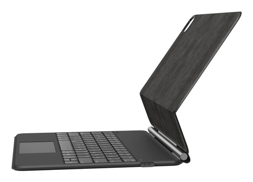 Belkin Connect Tastatur/Cover für 33 cm (13 Zoll) Apple iPad Pro 13 (2024) Tablet - Schwarz - Synthetikleder Körper - Krat