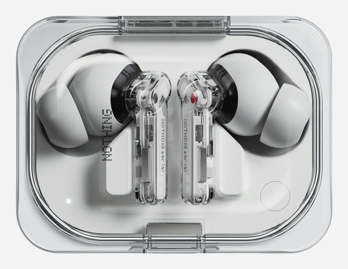 Nothing EAR True Wireless Earbud Stereo Earset - White - Binaural - In-ear - 1000 cm - Bluetooth - 32 Ohm - 20 Hz to 40 kH