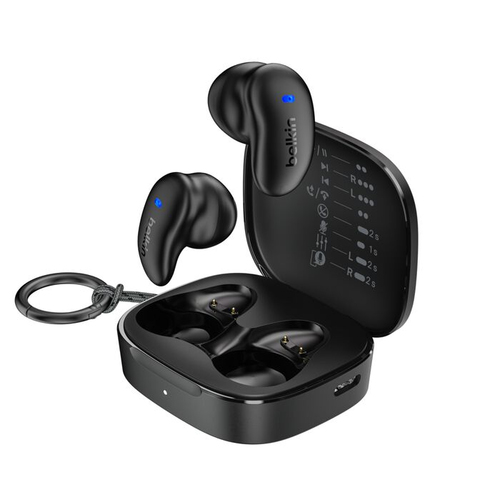 Belkin SoundForm Anywhere True Wireless Ohrhörer Stereo Ohrhörerset - Schwarz - Binaural - In-Ear