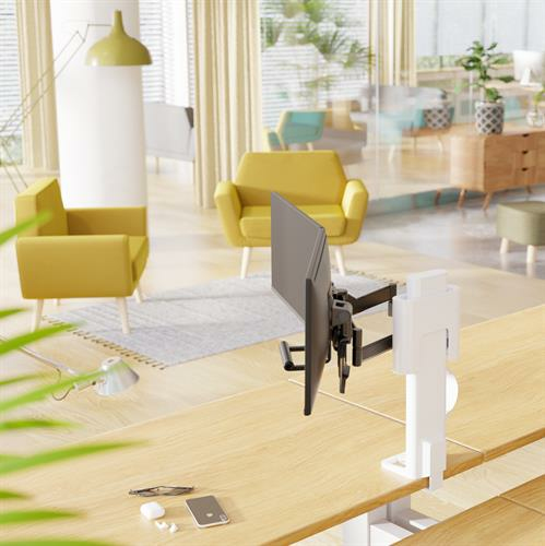 Ergotron TRACE 45-631-216. Montagem: Clamp, Peso máximo (capacidade): 9,8 kg, Tamanho mínimo de ecrã: 54,6 cm (21.5"), Tam