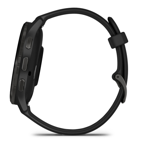 Garmin Venu 3 Smart Watch - 45 mm Case Height - 45 mm Case Width - Slate, Black Case Color - Black Band Color - Stainless 