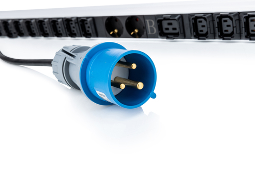 Digitus Basis IT PDU, single-phase 32 A, 24 x C13, 2 x C19, 4 x grounded outlets, 3 m power cord, IEC 60309 32 A plug. PDU