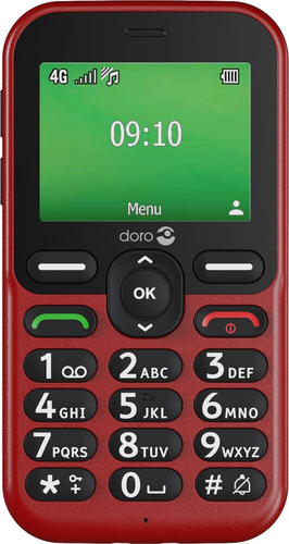 Doro Leva E10 Feature Phone - 4G - Rot - Bar - kein SIM-Lock