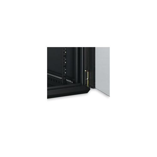 Armoire Rack MCL 42U Armoire fermée pour Réseau Profondeur de Rail - Noir - En verre trempé, Acier, SPCC, Acier Laminé à F