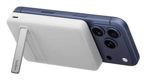 Belkin BoostCharge Stromspeicher - Weiß - für Qi2-fähiges Gerät - 10000 mAh - 15 W - Qi2-zertifiziertes kabelloses Laden, 