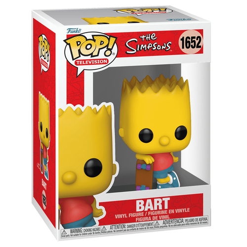 Funko The Simpsons Pop! Bart Simpson with Skateboard - 88.90 mm - Vinyl