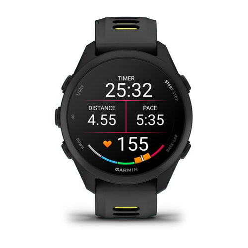 Garmin Forerunner 170. Display diagonal: 3.05 cm (1.2"), Display technology: AMOLED, Display resolution: 390 x 390 pixels,