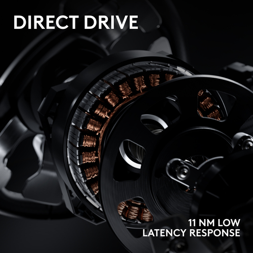 Volante per videogiochi Logitech - Cavo - USB - Xbox serie S, Xbox serie X, Xbox One, PC, PlayStation 4, PlayStation 5 - Nero