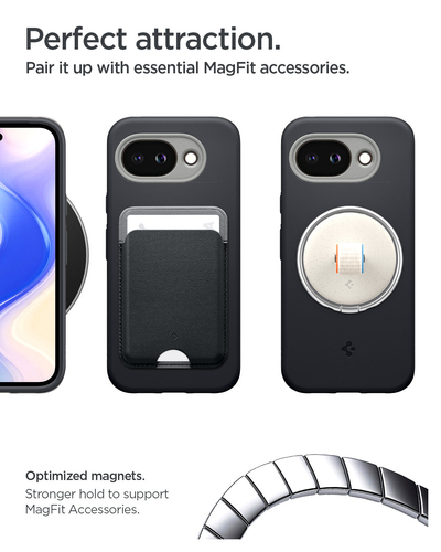 Spigen Nano Pop (Mag Fit) Pixel 10a Case Black Sesame. Case type: Cover, Brand compatibility: Google, Compatibility: Pixel