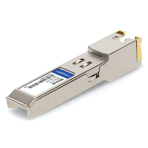 AddOn SFP - 1 x RJ-45 10/100/1000Base-TX Network - 1 - TAA Compliant - For Optical Network, Data Networking - Optical Fibe