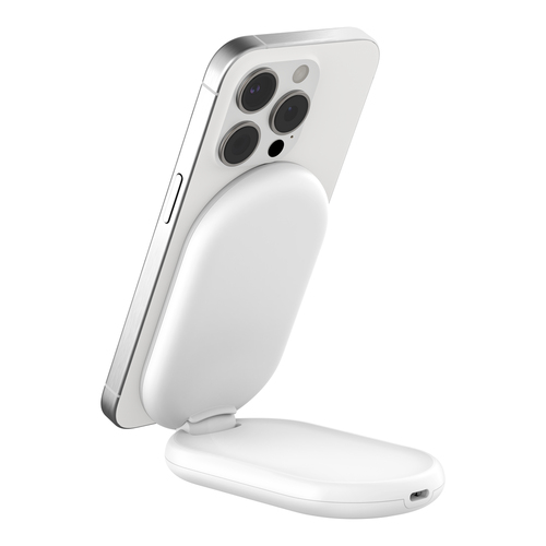 Belkin BoostCharge Induktionsladegerät - Weiß - für Qi2-fähiges Gerät - Magnetisch