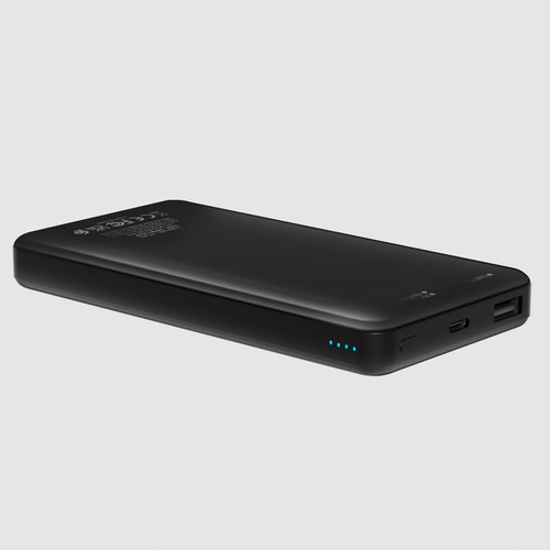 Powerbank Urban Factory JUICEE Max - Lithium Polymère - 10000 mAh - 2,10 A - 5 V DC Sortie - Coonecteur USB Type-C - 2 x USB