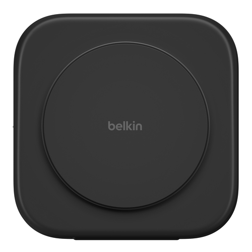 Belkin BoostCharge Pro Induktionsladegerät - Schwarz - für Qi2-fähiges Gerät, iPhone, Smartwatch, AirPod - Eingangsstecker