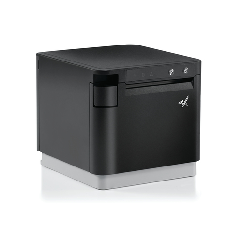 Star Micronics mC-Print3, Thermal, 3in, Cutter, Ethernet (LAN), USB, CloudPRNT, Black, EU & UK, PS60C Power Supply include