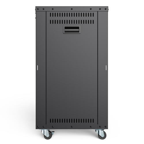 Digitus 16U Geschlossener Schrank Rackschrank für Ausrüstungsrack, Networking457,80 mm Regaltiefe - Schwarz - Blech - 136 