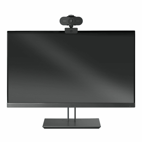 Dicota - Webcam - Schwarz - USB 2.0 - 1920 x 1080 Pixel Videoauflösung - Autofokus - Mikrofon - Notebook, Computer