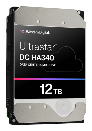 Western Digital Ultrastar DC HA340 WUS721212BLE6L4 12 TB Hard Drive - 3.5" Internal - SATA (SATA/600) - Conventional Magne