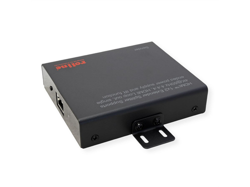 Roline Video-Extender-Transmitter/Receiver - Verkabelt - 70 m Reichweite - 2 x Netzwerk (RJ-45) - 1 x HDMI Ein - 2 x HDMI 