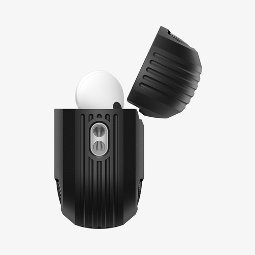 Spigen Rugged Armor AirPods Pro 3 Case Matte Black. Product type: Case, Material: Thermoplastic polyurethane (TPU), Produc