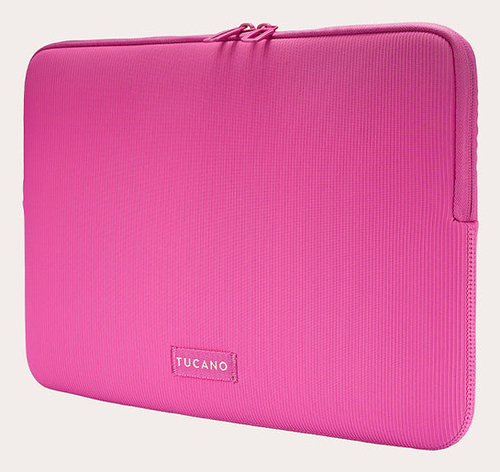 Tucano Colore Carrying Case (Sleeve) for 33 cm (13") to 35.6 cm (14") Notebook - Fuschia - Anti-slip, Scratch Resistant, S