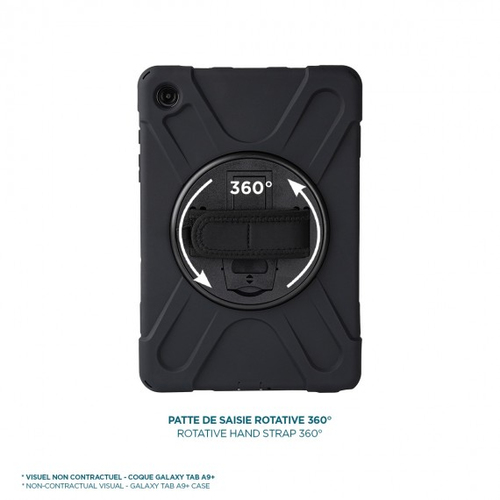 MOBILIS Robust Tasche Samsung Galaxy Tab Active4 Pro Tablet - Schwarz - Silikon Außenmaterial - Stoßdämfpend, Sturzsicher,
