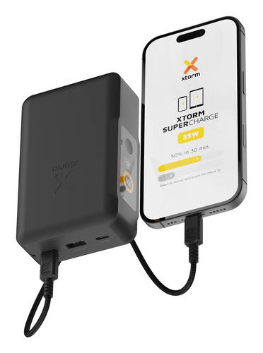Xtorm XNG201W35. Battery capacity: 20000 mAh, Battery technology: Lithium Polymer (LiPo). Fast charging technology: Power 