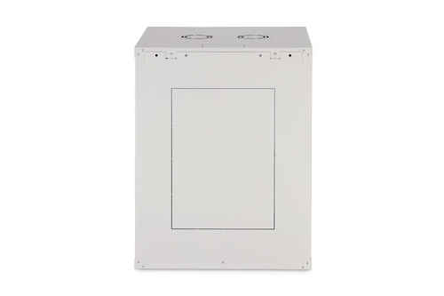 Digitus Dynamic-N 16U Wall Mountable Enclosed Cabinet Rack Cabinet for Networking, Server - Light Grey - Glass, Steel, She