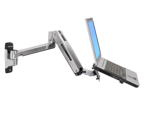 Ergotron LX Sit-Stand Wall Mount LCD Arm. Peso máximo (capacidade): 11,3 kg, Tamanho máximo de ecrã: 106,7 cm (42"), Supor