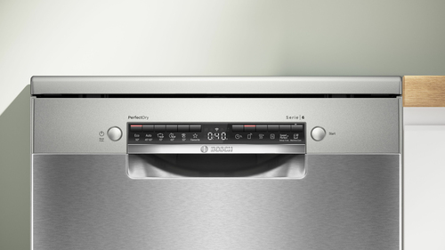 Lavastoviglie Bosch SMS6ZCI10E Installazione libera - Acciaio, Argento - 60 cm - 14 Place Settings - 9 L Capacità - 6 Prog