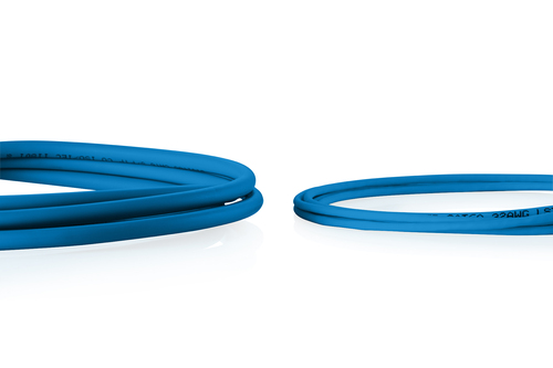 Digitus CAT 6 U-UTP Slim patch cable, 5 m, blue, 10 pieces. Cable length: 5 m, Cable standard: Cat6, Cable shielding: U/UT