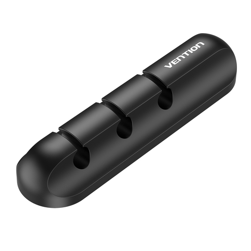 Vention Cable Organizer - Black - 2 Pack Pack - Cable Manager - Silica Gel