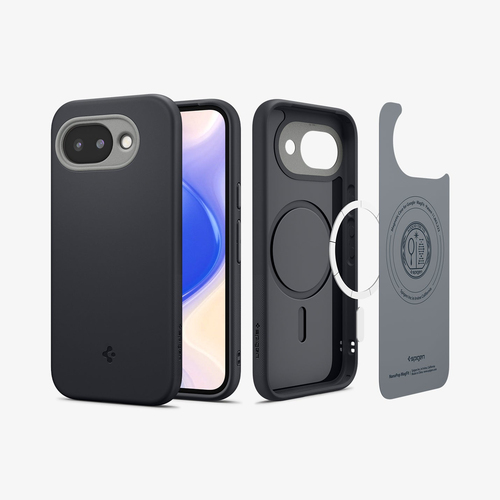 Spigen Nano Pop (Mag Fit) Pixel 10a Case Black Sesame. Case type: Cover, Brand compatibility: Google, Compatibility: Pixel