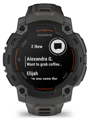 Garmin Instinct E. Display diagonal: 2.29 cm (0.9"), Display technology: MIP, Display resolution: 176 x 176 pixels. Flash 