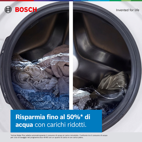 Lavatrice Bosch WUU28T29II Caricamento Frontale 9 kg - Bianco - Funzione vapore - 1400 Velocità centrifuga (rpm)