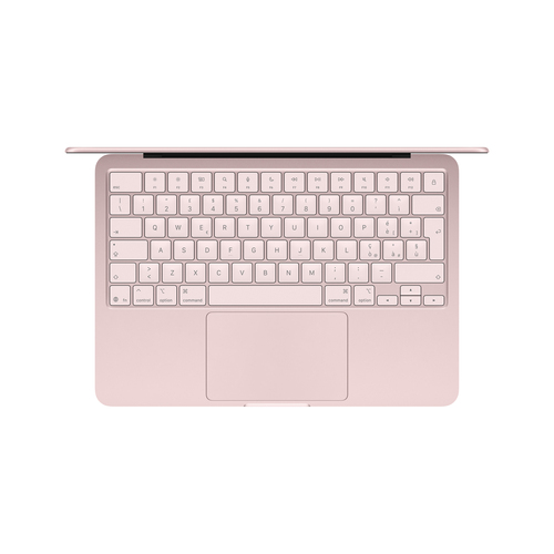 Apple MacBook Neo 13-inch : A18 Pro chip with 6‑core CPU and 5‑core GPU, 8GB, 256GB SSD - Blush. Product type: Laptop, For