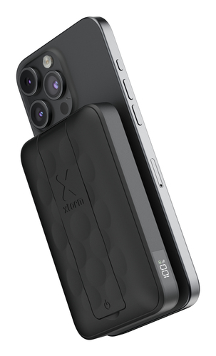 Xtorm Magnetic Wireless Powerbank - 10.000mAh - Midnight Black. Battery capacity: 10000 mAh, Battery technology: Lithium P