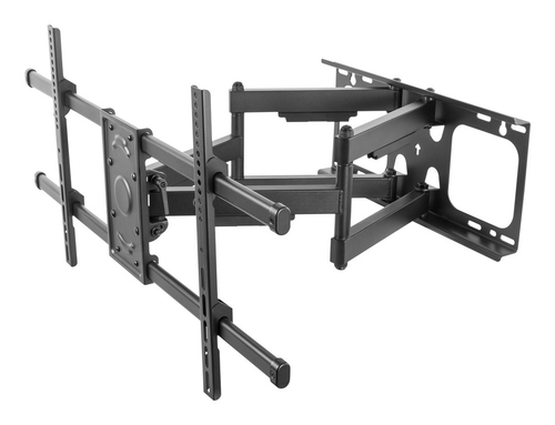 Napofix 276 LED / LCD de montaje en pared 37 a 80 pulgadas, basculantes, giratorios, 4 brazos, Negro. Maximum weight capac