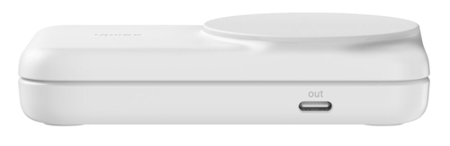 Belkin UltraCharge Induktionsladegerät - Weiß - für Qi2-fähiges Gerät, iPhone, AirPod, Smartwatch - Eingangsstecker: USB -