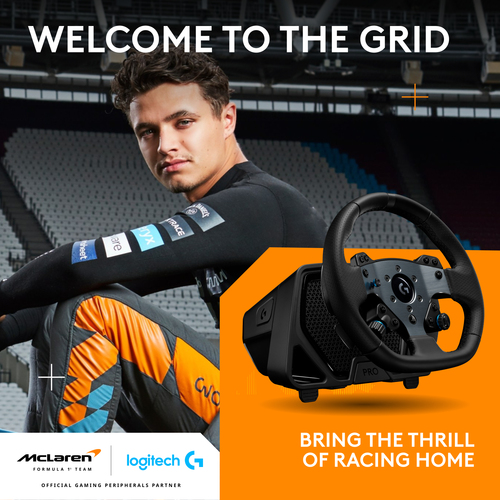 Volante per videogiochi Logitech - Cavo - USB - Xbox serie S, Xbox serie X, Xbox One, PC, PlayStation 4, PlayStation 5 - Nero